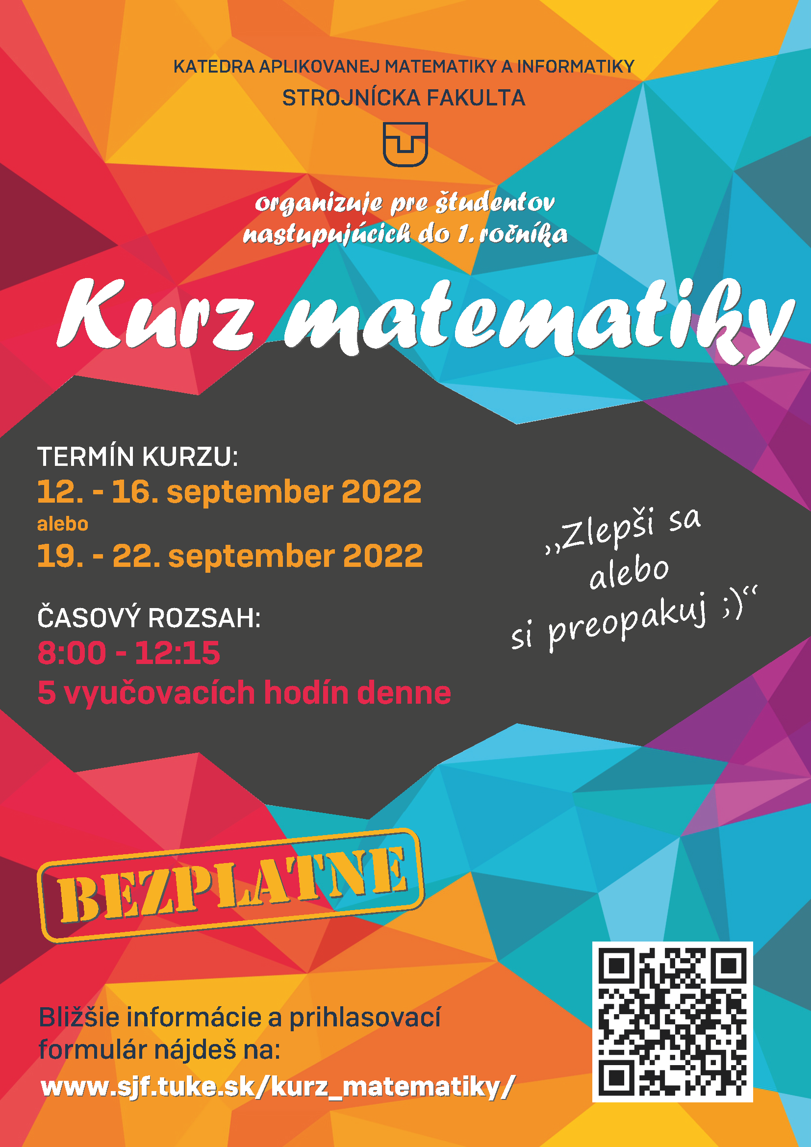 kurz matematiky 2022