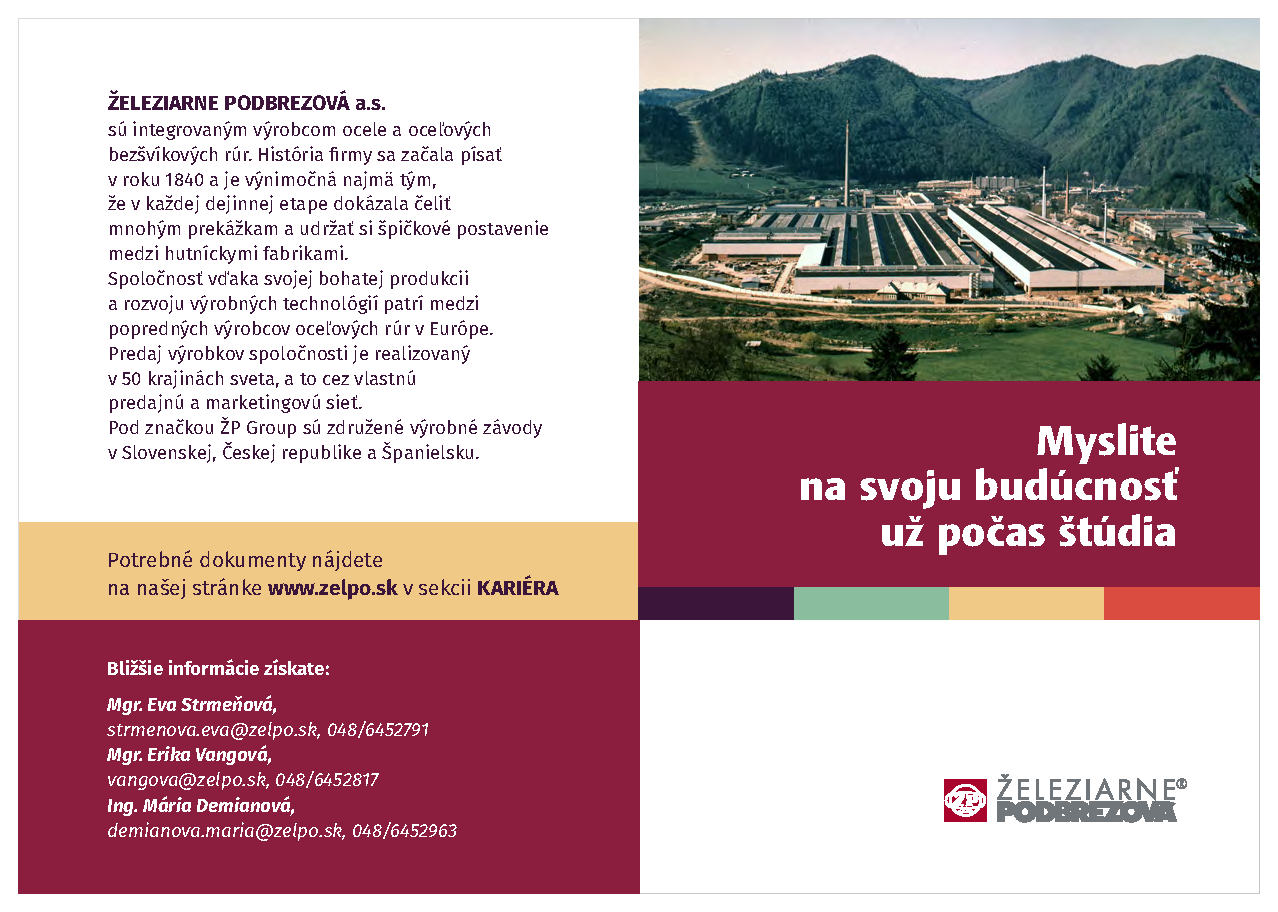 Leták VŠ B 2 Strana 1