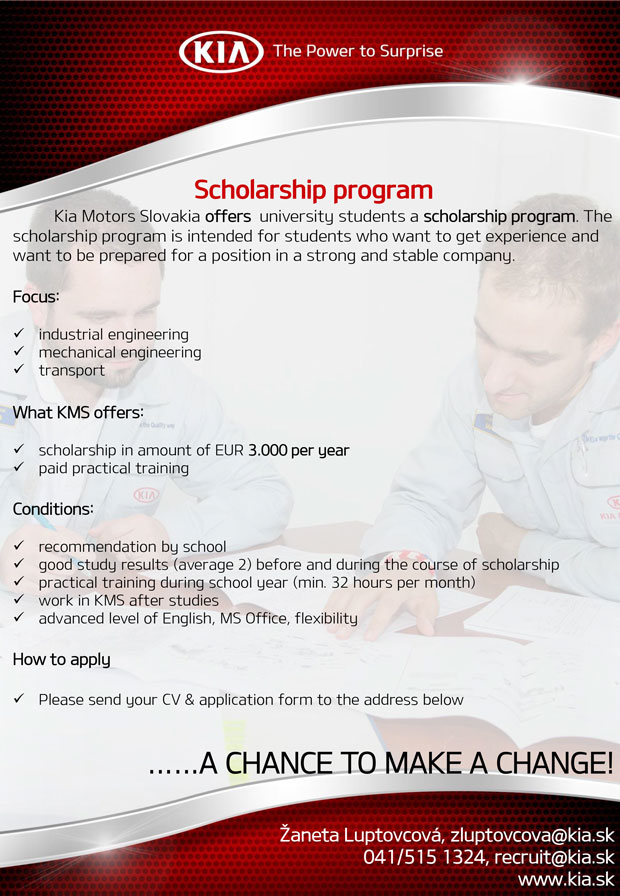scholarship program kia