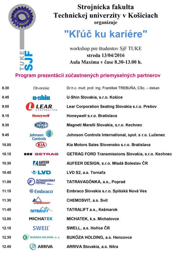 program kluc ku kariere